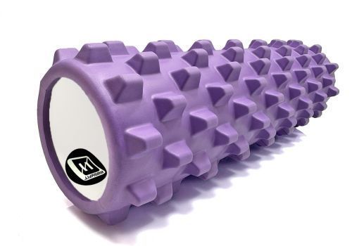 Масажний ролик EasyFit Grid Roller PRO 45 см Фіолетовий 297655 фото