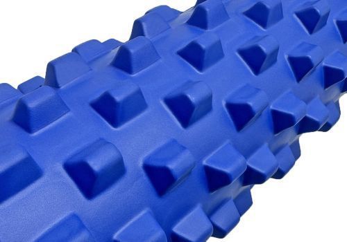 Масажний ролик EasyFit Grid Roller PRO 45 см Синій 297657 фото