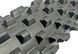 Масажний ролик EasyFit Grid Roller PRO 45 см Чорний 297658 фото 2