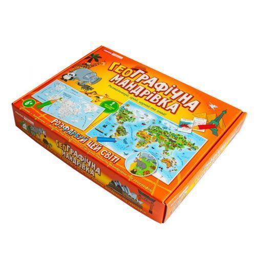 Настільна Гра "ГеоГрафічна мандрівка" 296312 фото
