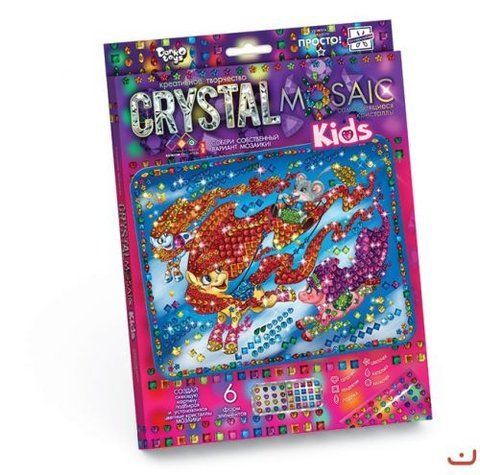 Набір для креативної творчості "CRYSTAL MOSAIC KIDS", "Поні" 38571 фото