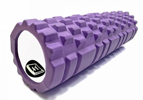 Масажний ролик EasyFit Grid Roller 45 см v.2.1 Фіолетовий 297663 фото