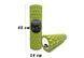 Масажний ролик EasyFit Grid Roller 45 см v.2.1 Салатовий 297664 фото 1
