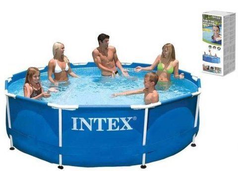 Intex Басейн каркасний об`єм: 4 485 л (90), розмір:305х76см, круглий, від 6+ років, в коробці 294097 фото