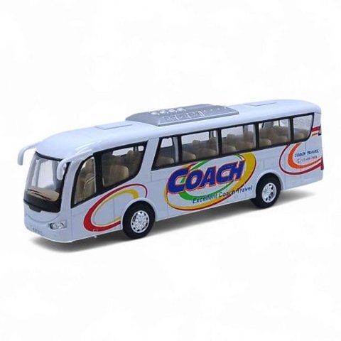 Інерційний автобус "Coach" (білий) 113831 фото