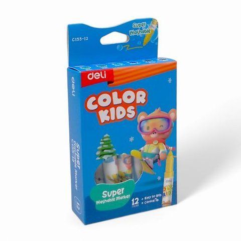 Фломастери "Color Kids", 12 кольорів 258095 фото
