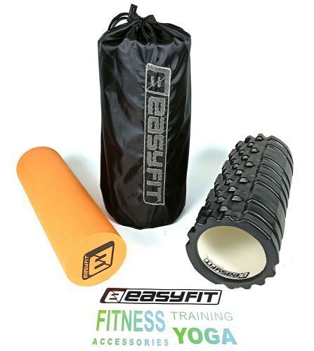 Масажний ролик EasyFit PRO Active 33 см подвійний 297606 фото