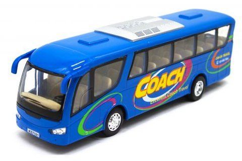 Інерційний автобус "Coach" (синій) 113834 фото