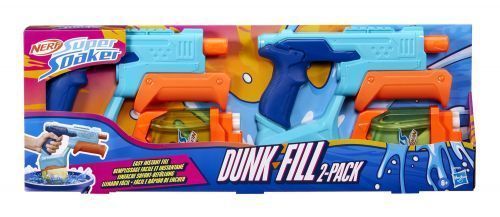 NERF Набір бластерів іграшкових водних Данк Філ серії Нерф Супер Сокер, 2 шт 305853 фото
