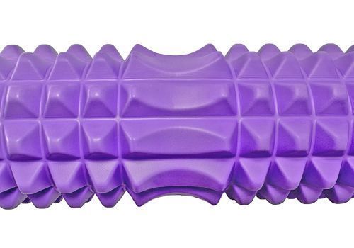 Масажний ролик EasyFit Grid Roller 45 см v.2.2 Фіолетовий 297671 фото