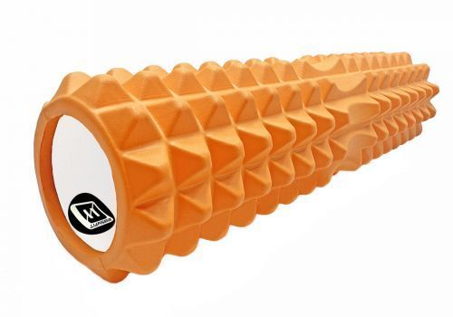 Масажний ролик EasyFit Grid Roller 45 см v.2.2 Помаранчевий 297674 фото