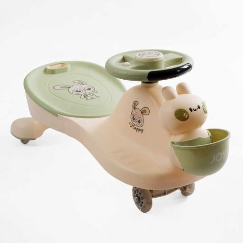 Каталка-толокар JOY LD-396-58 (1) колеса PU зі світлом, музика та світло, захисний бампер, батьківська ручка, в коробці 269286 фото