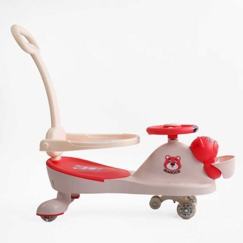Каталка-толокар JOY SJ-774-48 (6) колеса PU зі світлом, музика та світло, захисний бампер, батьківська ручка, в коробці 269291 фото