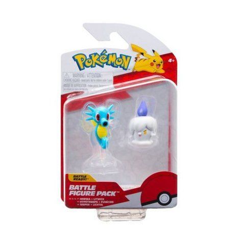 Набір ігрових фігурок Pokemon W15 - Літвік і Хорсі 306701 фото